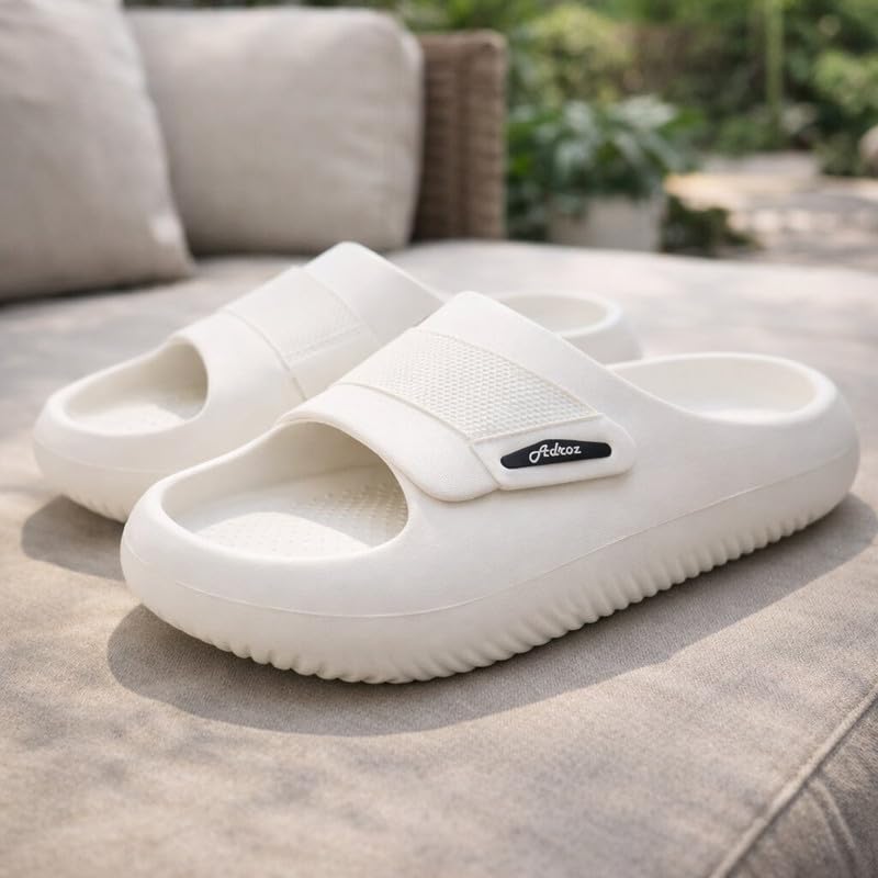 Adroz Men's White Slipper - Image 5