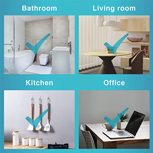 MOVELYST 20 Small Hooks+24 Removable Strips, Clear Wire Hooks, Damage-Free by MOVELYST - Image 7