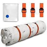 Mattress Vacuum Bag for Storage and Moving, Vacuum Mattress Bag with Straps for Latex, Hybrid and Foam Mattresses, Single Size