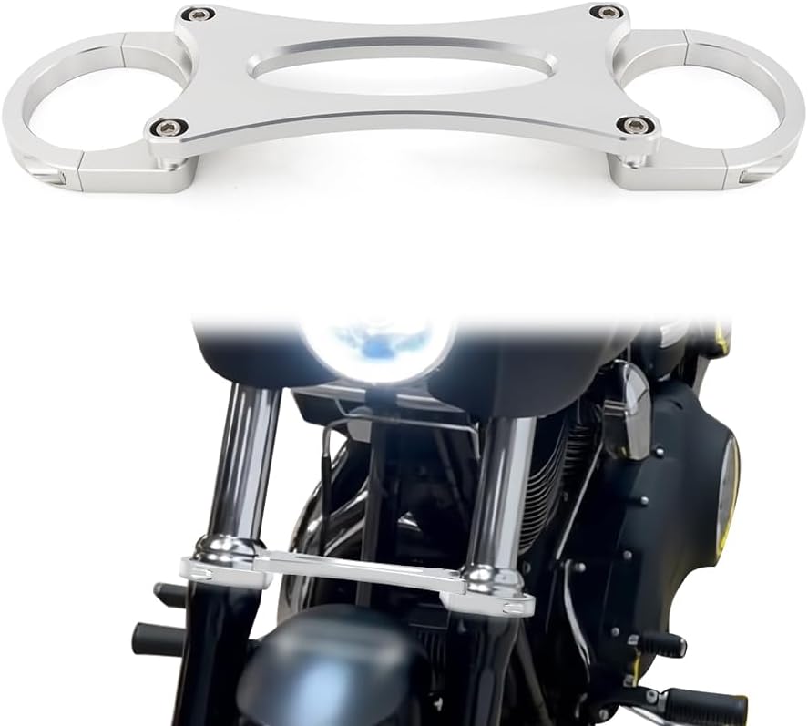Fork Brace Motorcycle Fork Stabilizer Fit for Dyna Wide Glide FXDWG/ FXDWG ANV 105 49mm 2006-2017, Dyna Fat Bob FXDF 49mm 2008-2017, Dyna CVO Fat Bob FXDFSE2 2009-2010