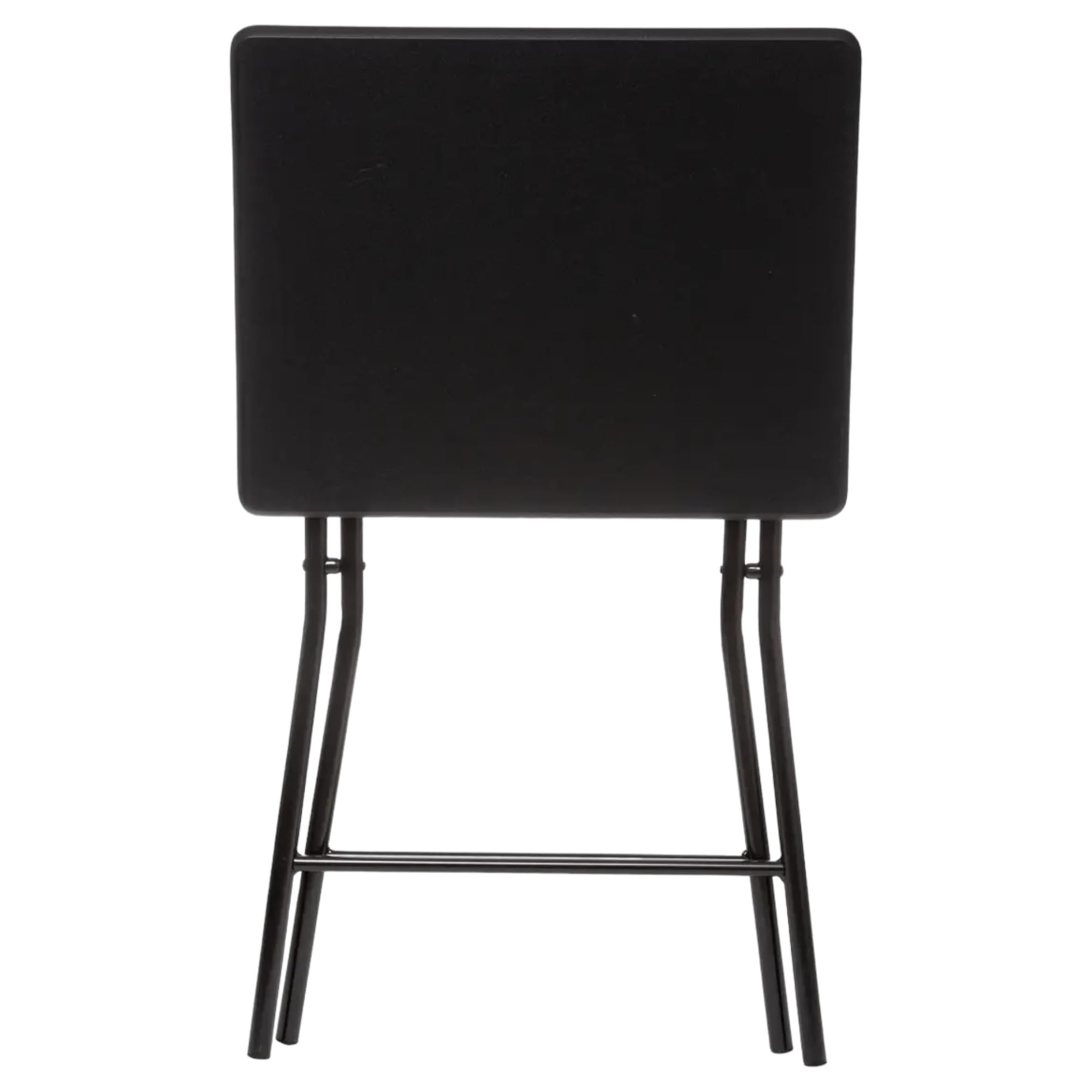 TIENDA EURASIA - Mesa Alta de Bar, Plegable, Estructura de Acero, Tablero de Madera MDF, Medida 60x60x103 cm (Negro)