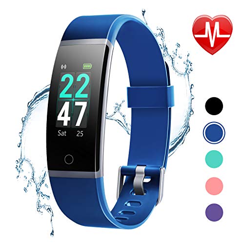 LETSCOM Fitness Tracker with Heart Rate Monitor, Color Screen Activity Tracker Watch, IP68