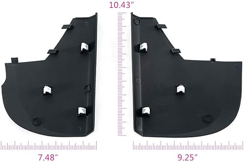 Miniatura 2 de G-PLUS Panel de extensión de consola central izquierdo y derecho compatible con Dodge RAM 15002010-2012 Dodge RAM 2500 3500 2009-2012