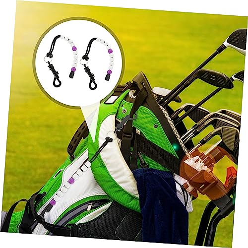 Happyyami - Contador de puntuación para golf, cadena de cuentas, herramienta precisa para anotar golpes, 2 unidades miniatura 2