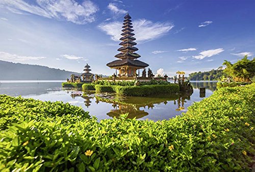 Papier Peint Panoramique BALI TEMPLE | Déco Murale XXL Intissé Salon Chambre