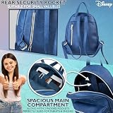 Disney Stitch plecak damski, dla nastolatków, dziewcząt, torba podróżna, plecak dzienny na zakupy, wycieczki, prezent dla niej, Niebieski ścieg, 28x23x12cm