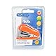 Rapesco 1410 Bug Mini Heftgerät mit Typ 26/6 mm Heftklammern, 12 Blatt, Tacker Hefter Orange