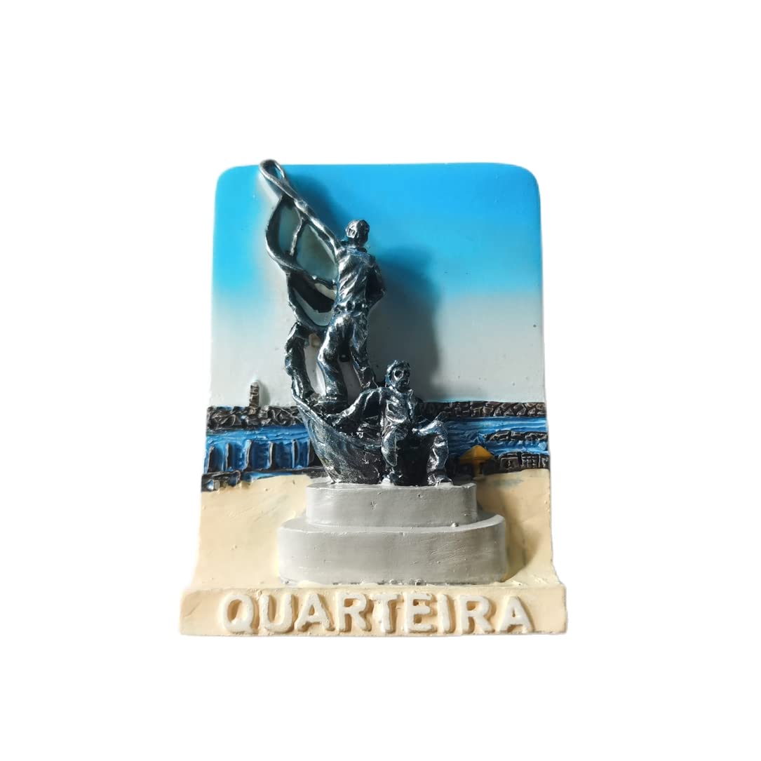 Magnete Frigorifero 3D Portogallo A Forma Di Chitarra, Souvenir Da Viaggio In Resina Fatta A Mano, Dimensioni 5x10 Cm, Decorazione Casa E Cucina