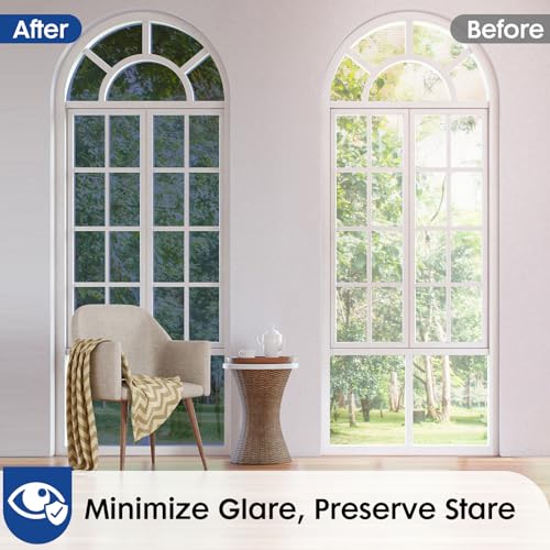 image for rabbitgoo Window Privacy Film One Way Window Tint for Home, Removable 