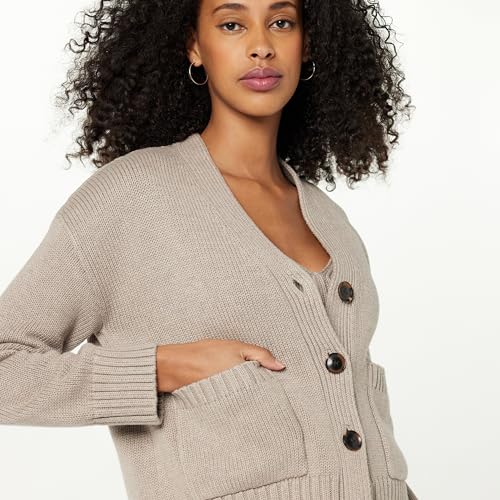 The Drop Women's Brigitte Cotton Blend Chunky Cardigan3