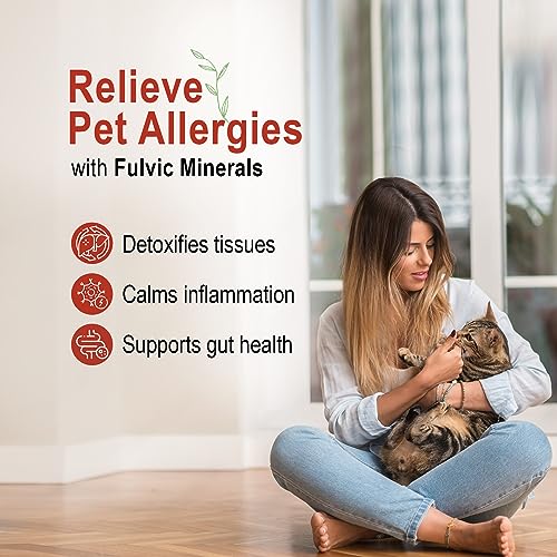 Vital Earth Minerals Pet Fulvic - Dog Allergy Relief, Joint Support Supplement 16 Oz thumb #3