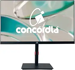 Monitor Concórdia P2401 23,8'' LED Full HD VGA HDMI Com Ajuste Altura/Rotação