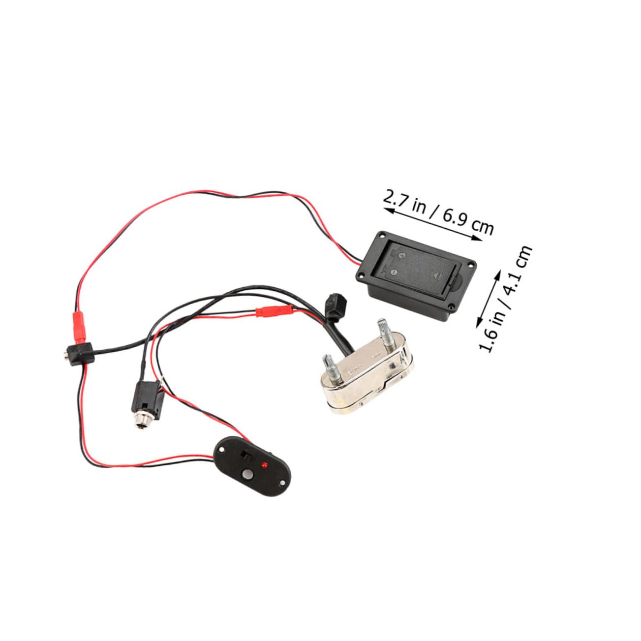 Toddmomy 1 Set Cello Sound Pickup Preamp System Cello Replacement Accessory for Amplifying Musical Instruments Independent Volume and Tone Control Sound Quality