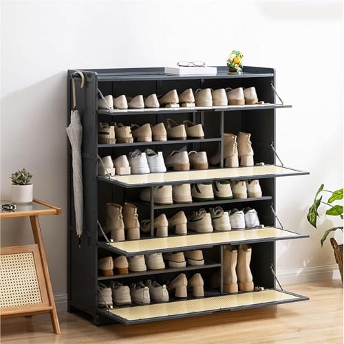Meuble de rangement à chaussures étroit et rabattable pour un gain de place maximal