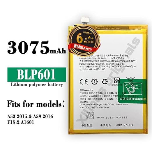 Image of BLP601 Battery for Oppo F1S /A59 /A59M /A59S /A53 /A53T /A53M Battery with 6 Month Warranty** (R186)