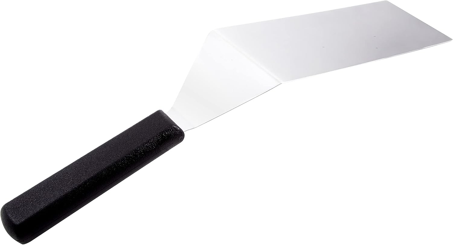 Mundial 5600 Series 8 in x 3 in Square End Turner/Spatula with Black Handle