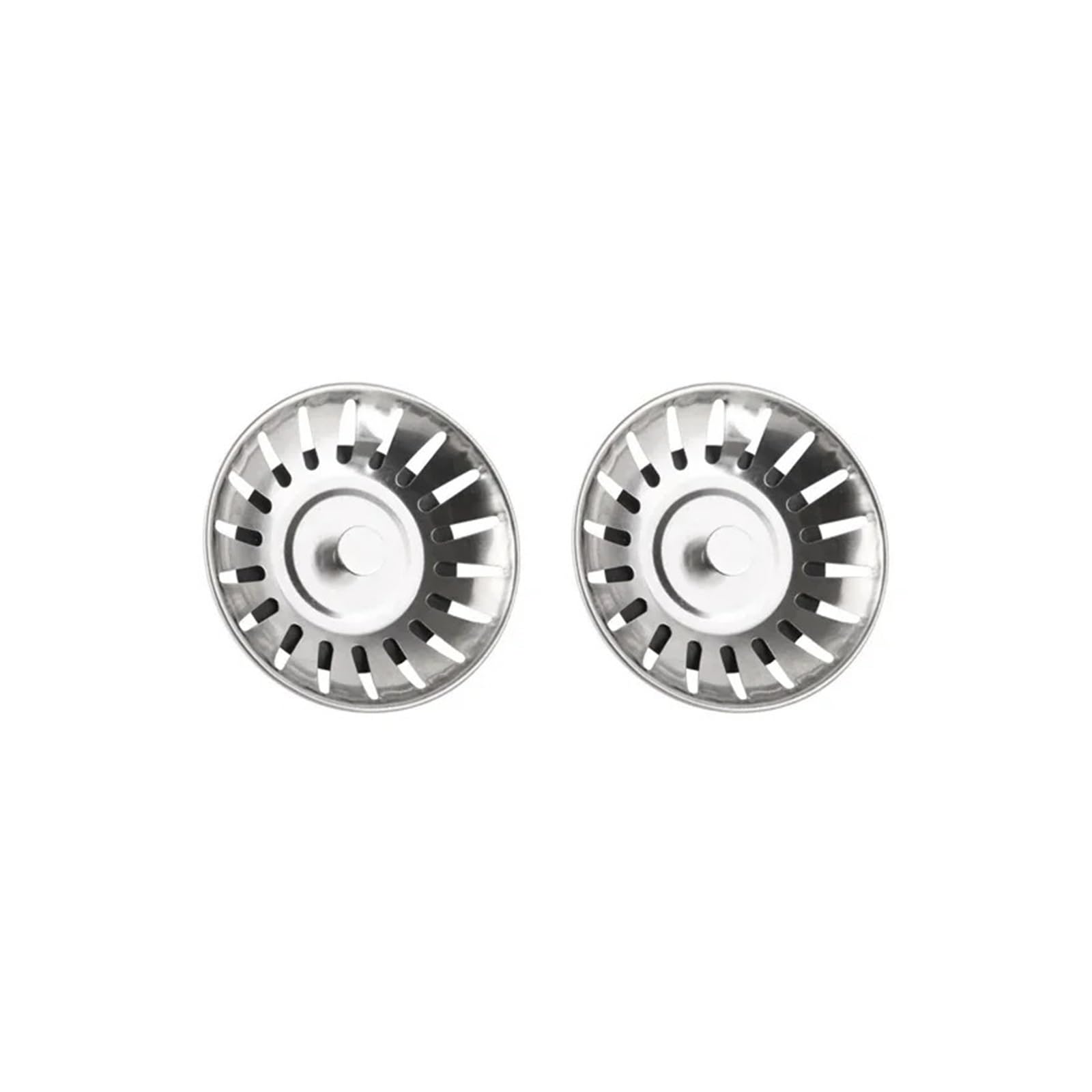 Bngdfdgh Silver-2Pcs 2Pcs Kitchen Sink Strainer Stopper Waste Plug Filter Filtre Floor Drain Tools(Silver-2Pcs)