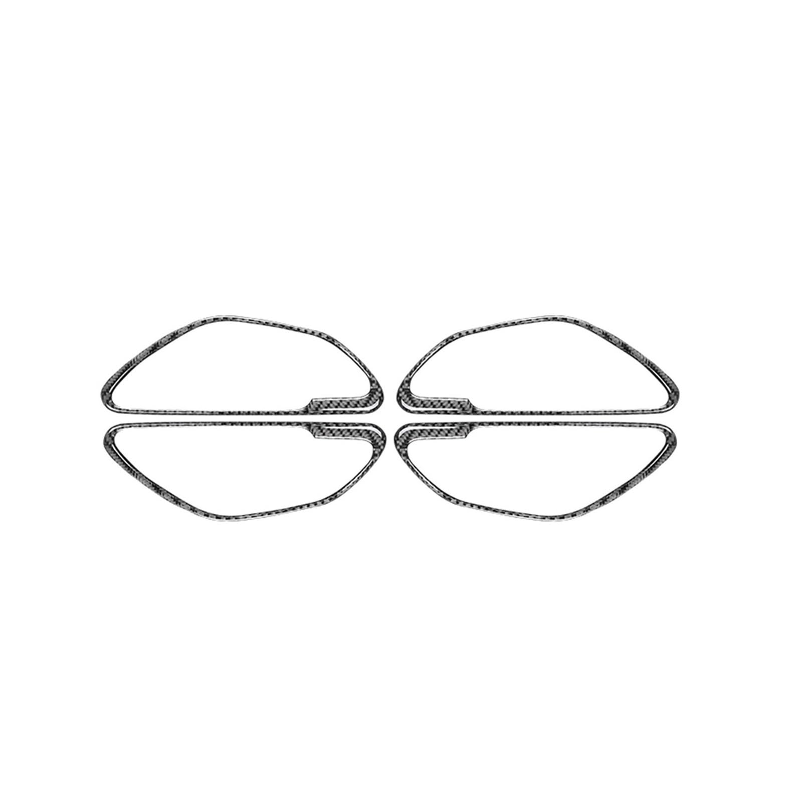 Hljnlvbn O Car Interior Sticker For Benz For C For Glc Class For W205 For X253 Interior Modification Car Styling Decorative Stickers Cover Accessories(O)