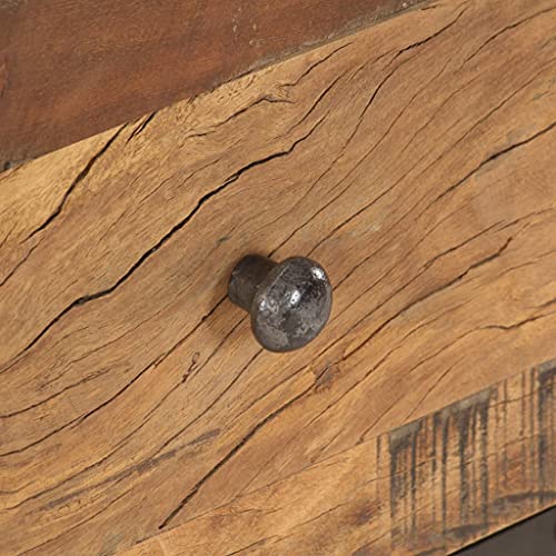 Table basse bois de récupération massif, meuble de salon d'exception et durable - 6