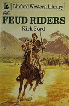 Paperback Feud Riders (LIN) (Linford Western Library) [Large Print] Book