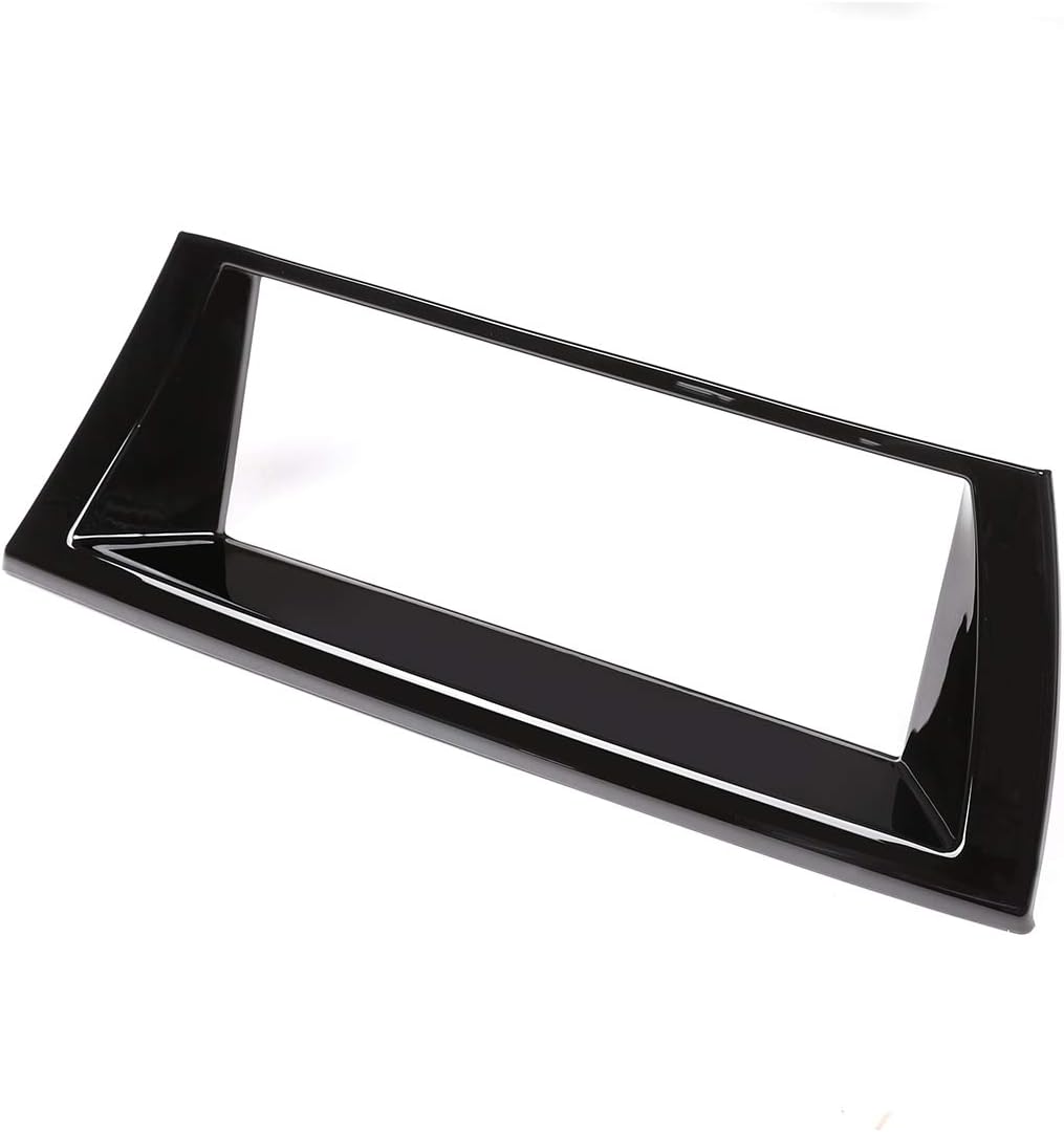 YIWANG Glossy Black ABS Car Center Console Navigation Frame Trim Stickers for BMW X5 X6 E70 E71 2008-2013 Auto Accessories