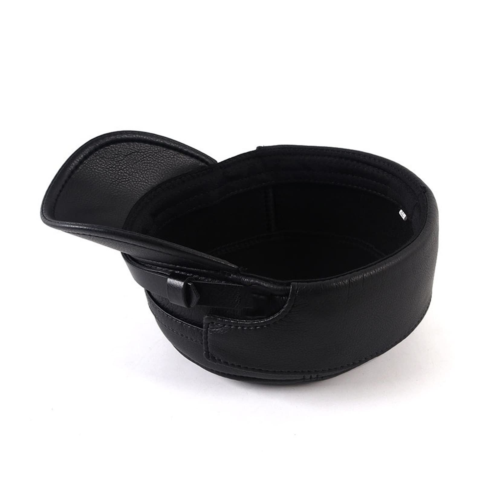 Zima Męska Skórzana Kapelusz Miękkie Faux Skórzane Czapki Baseball Mężczyźni Ciepłe Sna-PBack Dad Hats Sombrero de Cuero Del Hombre Cap Male
