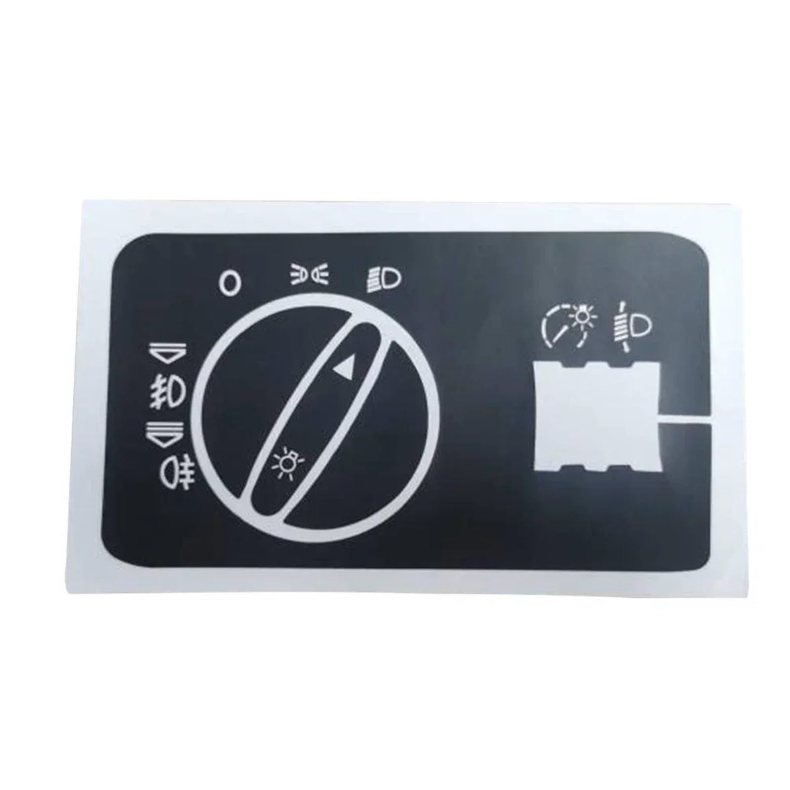 Interior Button Decals Compatible with A3 for 8L 1996-2003 1 Set Headlight Button Repair Stickers Worn Knob Switch Interior Decals Decoration Car Styling