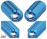 Shark Week Splash Birthday Party Supplies Bundle for 16 (Bonus 16 Shark Attach Stickers)