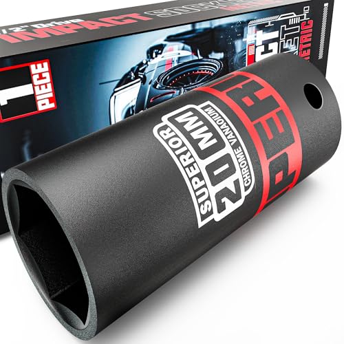 Image of 1 /2 inch Drive Impact Socket, 20 mm Deep Socket, Metric, 6 Point, CR-V, for Automotive Maintaince, Mechanical Equipment Maintaince