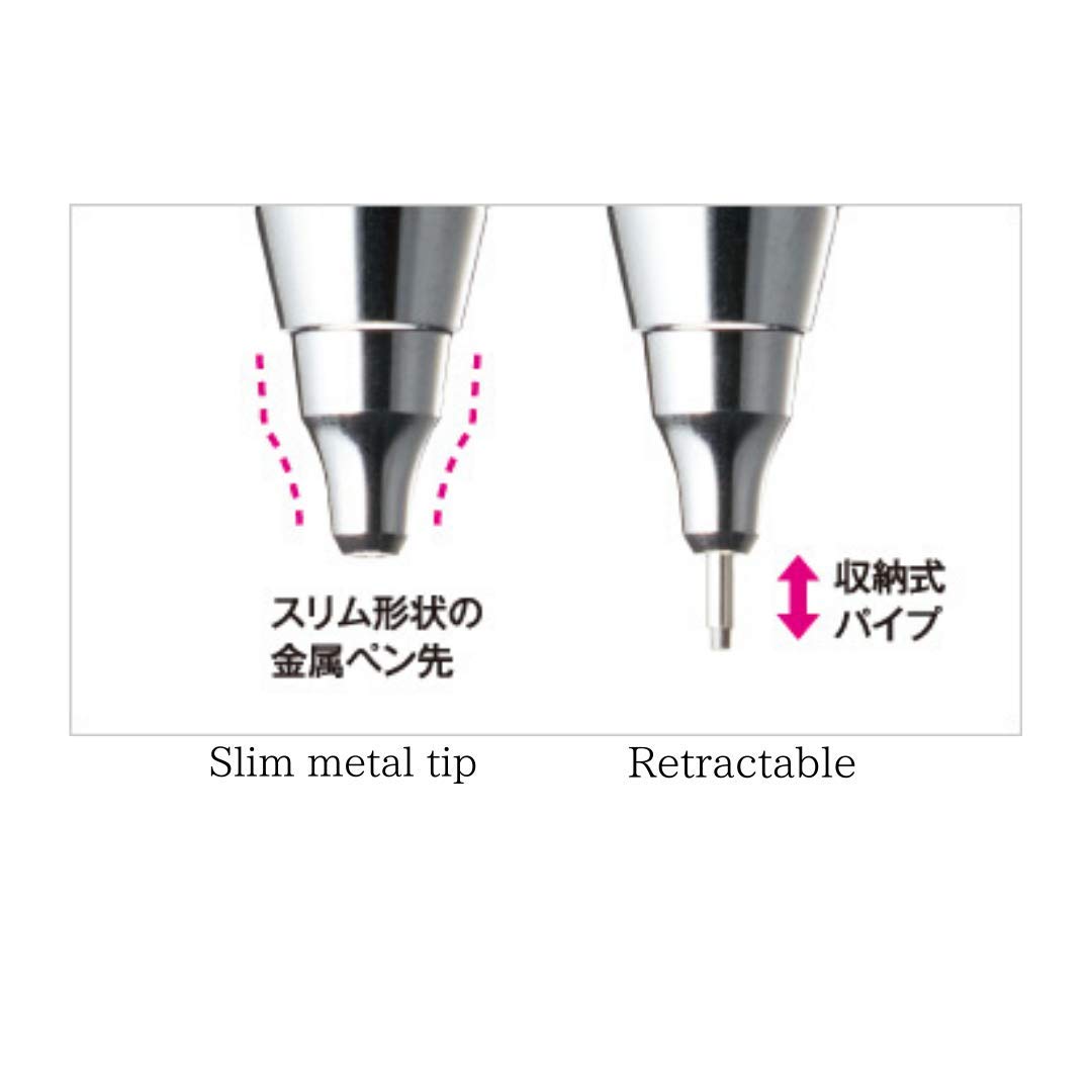 Kokuyo Enpitsu Sharp Mechanical Pencil - 0.9mm Rubber Grip - Type M Design For Smooth Writing