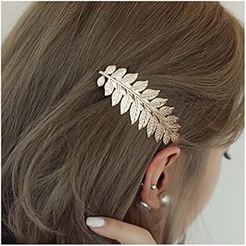 Pince à cheveux Dervivea Feuille D'or Cover