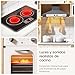 Imagen de Tiny Land Cocina Juguete para niños con 18 Accesorios de Comida y Utensilios de Cocina de Juguete Juego de Juego de Chef de Madera para niños pequeños con Luces y Sonidos Reales