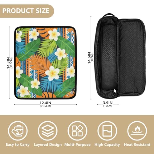 Bolso de viaje para herramientas de cabello con tapete resistente al calor miniatura 4