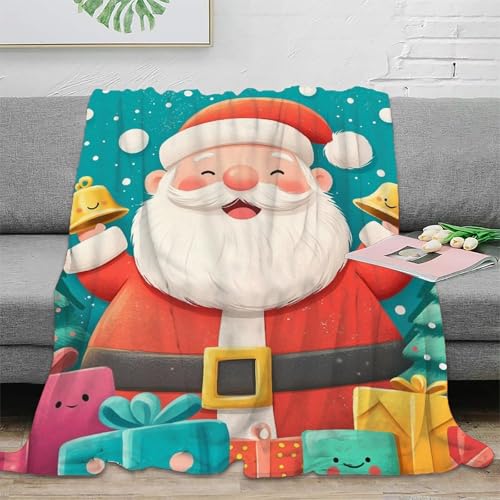 Couverture en Flanelle de Noël 200x230cm Chaude pour Canapé - 3
