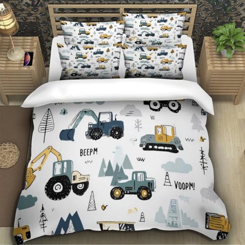 Housse de couette chiot mignon 3D parure de lit super king confortable - 5