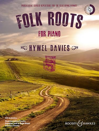 FOLK ROOTS FOR PIANO EDITION WITH CD (CD INCLUDES DEMO TRACKS LH / RH PRACTICE TRACKS)