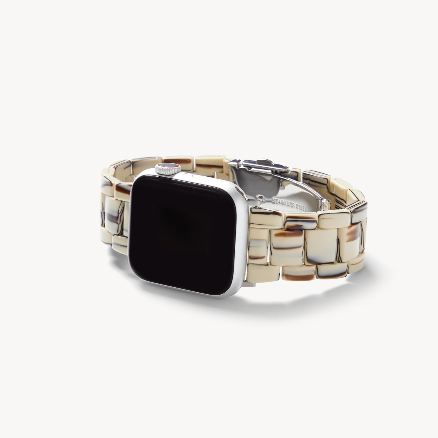 MACHETE Compatible with Apple Watch Band 38mm 40mm 41mm 42mm 44mm 45mm 49mm, Ganache Fashion Acetate Resin iWatch Band for SE Series 9/8/7/6/5/4/3/2/1 Ultra 2 1 Women Men