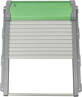 Automatic Chicken Coop Door Solar Powered, Auto Chicken Door Opener with Timer & Light Sensor, Aluminum Alloy Chicken Door with Remote Control & 4 Modes, Intelligent Obstacle Sensors, IP67