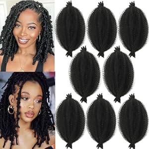 Springy Afro Twist Hair 8 Packs 8 I...