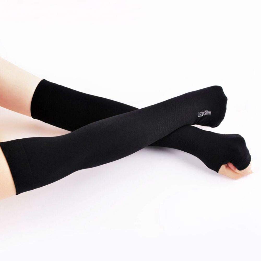 Summer Ice Cotton sun-resistant cool oversleeve arm sleeve arm Cover-Black