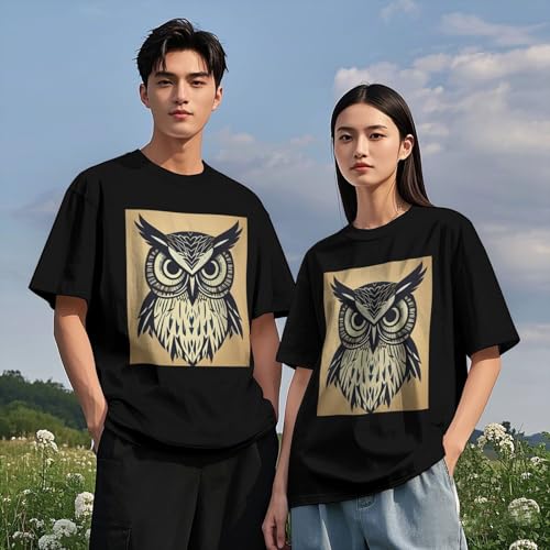T-shirt décontracté coton femme à col rond et manches courtes imprimé