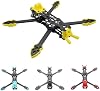 Marco Mark4 de 5 pulgadas para FPV en fibra de carbono, distancia entre ejes de 225 mm, brazos de 5 mm, marco para freestyle y largo alcance para dron de carreras RC (MARK4 amarillo) 6