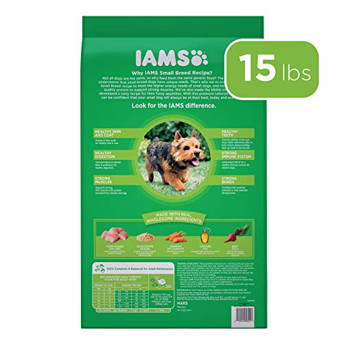 IAMS Small & Toy Breed Adult Dry Dog Food for Small Dogs with Real