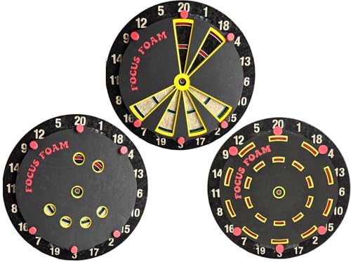 Focus Foam Darttrainer | magnetisch | Stahlspitze | 3er Set | schwarz rot gelb Focus Foam Darttrainer | magnetisch | Stahlspitze | 3er Set | schwarz rot gelb