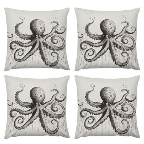 Housses de coussin pieuvre pour protéger et embellir le canapé du salon - 2