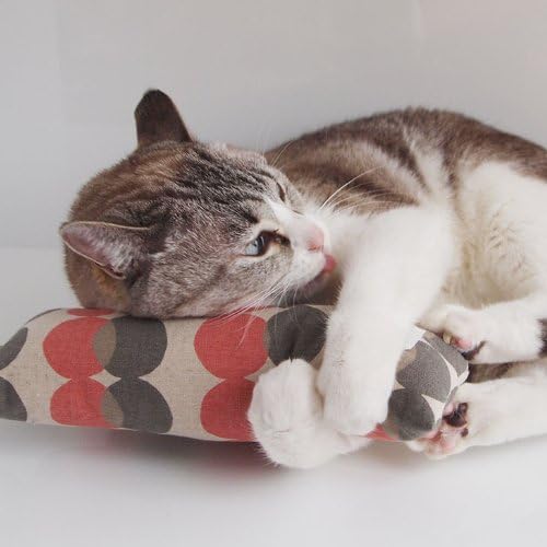 Amazon またたびけりけり ドット Nekozuki 猫用おもちゃ 全年齢の猫用 ツインドット レッド584 Nekozuki またたびトイ 通販