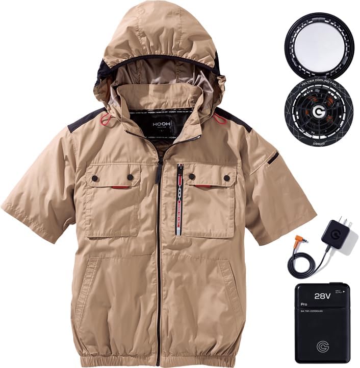 ダンロップ ファン付ベスト 空調服 Lネイビー紺 ジャパネット