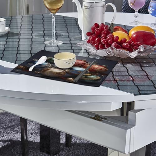 Set de table lavable pour table salle à manger imprimé Noël - 5
