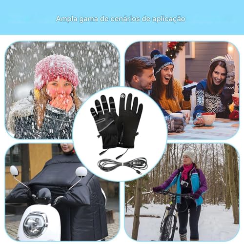 Aquecidas Recarregáveis,Térmicas Com Toque Na Tela E Aquecedores De Mãos | Aquecedor para Mitenes co