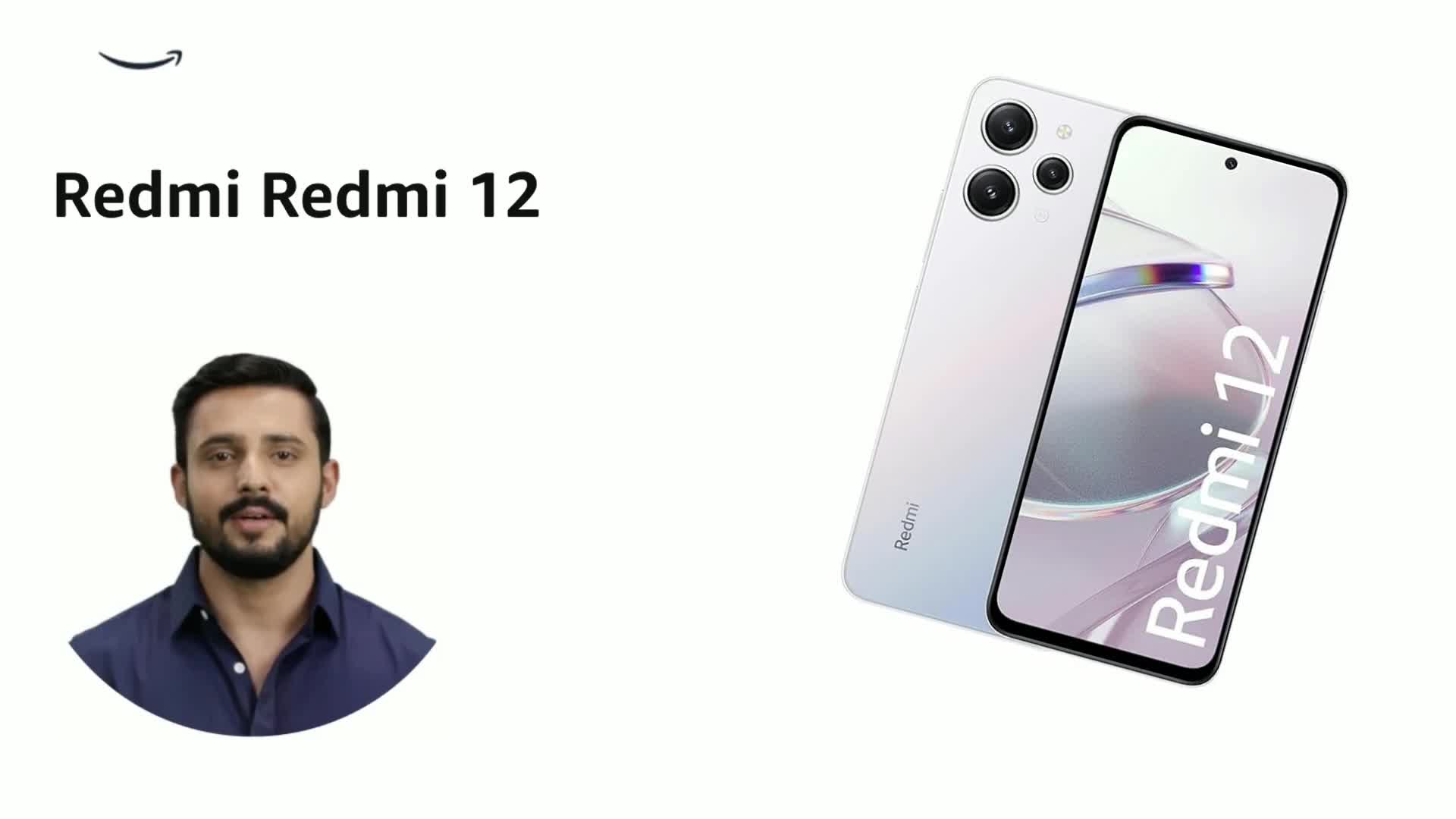 Redmi 12 (Moonstone Silver,6GB RAM, 128GB Storage) Without Offer